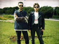 Тарас Липольц с другом Русланом, 1991 г.